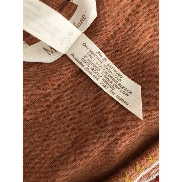 Matilda Jane Heart to Heart Homeroom Tiered Knit Dress Size L Large EUC - Picture 6 of 6